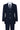 Traje azul de 3 piezas para niño, a cuadros azul marino, ideal para bodas, graduaciones y eventos formales de estilo vintage.