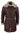 Chaqueta larga de piel de oveja de 3/4 para hombre