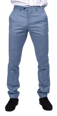 Charles - Pantalones de verano azul claro para hombre