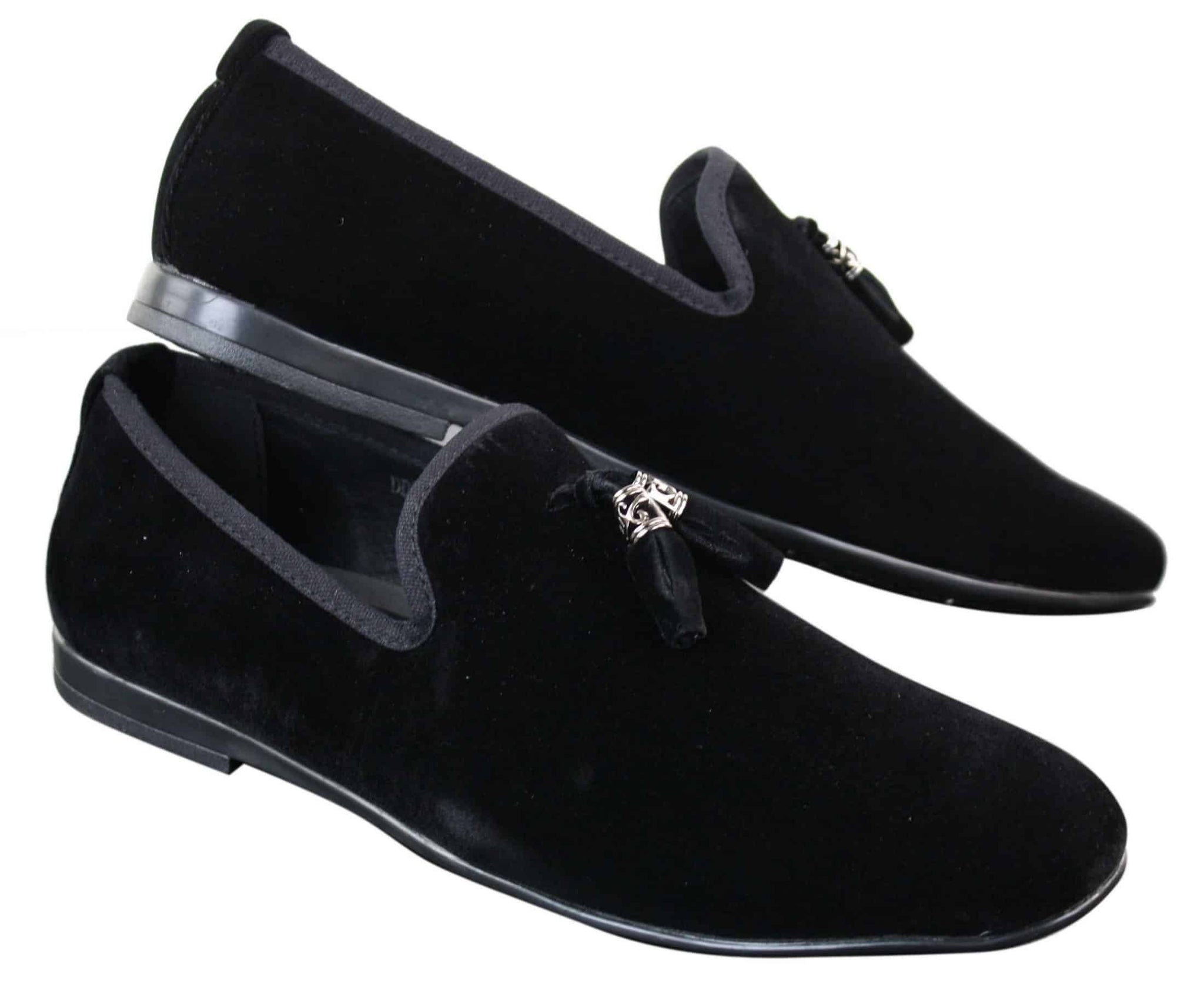 Elong dd0019 - Zapatos de conducción de ante y terciopelo para hombre, estilo mocasín casual elegante, color vino y azul marino.