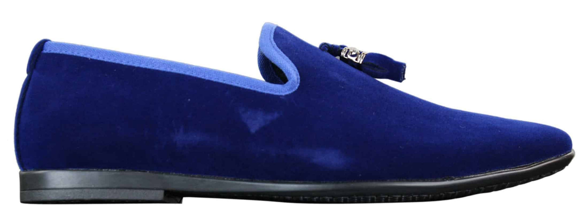 Elong dd0019 - Zapatos de conducción de ante y terciopelo para hombre, estilo mocasín casual elegante, color vino y azul marino.