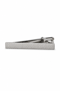 Conjunto de regalo de corbata marrón con cuello de diamante, pañuelo de bolsillo, gemelos y alfiler de corbata para camisa de satén.