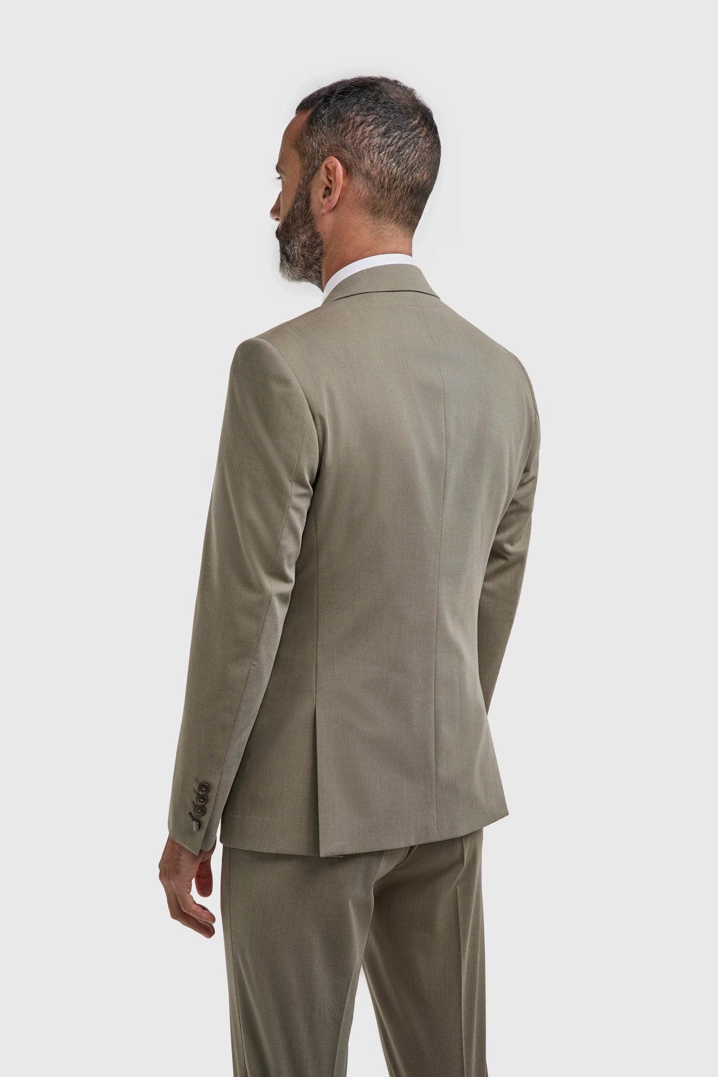 Donatella - Blazer de corte entallado para hombre en color verde salvia
