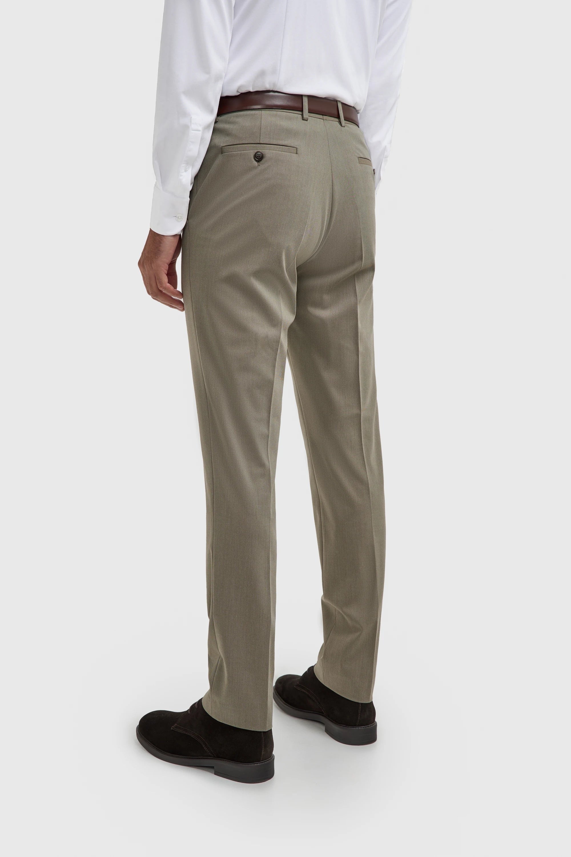 Donatella - Pantalones de hombre color verde salvia