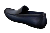 Mocasines de diseño para hombre en piel auténtica, estilo casual elegante, estilo vintage retro.