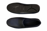 Mocasines de diseño para hombre en piel auténtica, estilo casual elegante, estilo vintage retro.