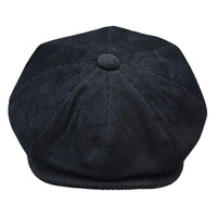Gorra de hombre de 8 paneles estilo Baker Boy, gorras planas de pana estilo Newsboy de Blinders