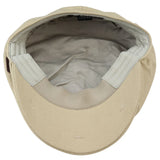 Gorra de hombre de 8 paneles Razor Summer Beige Baker Boy Cotton Blinders Newsboy Flat Cap Shelby