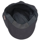 Gorra de hombre de 8 paneles Razor Summer Black Baker Boy Cotton Blinders Newsboy Flat Cap Shelby