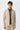 Blazer de punto suave beige para hombre, chaqueta elegante informal