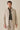Chaqueta utilitaria beige para hombre, ligera, de mezcla de algodón, elegante e informal.