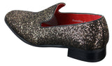 Zapatos Rossellini Eastend para hombre, brillantes, sin cordones, con purpurina, ideales para fiestas, de charol.