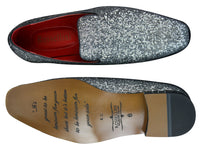 Zapatos Rossellini Eastend para hombre, brillantes, sin cordones, con purpurina, ideales para fiestas, de charol.