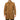 Abrigo de hombre color camel con cuello alto, confeccionado en mezcla de lana.