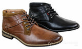 EL0603 - Botas militares cortas de cuero para hombre