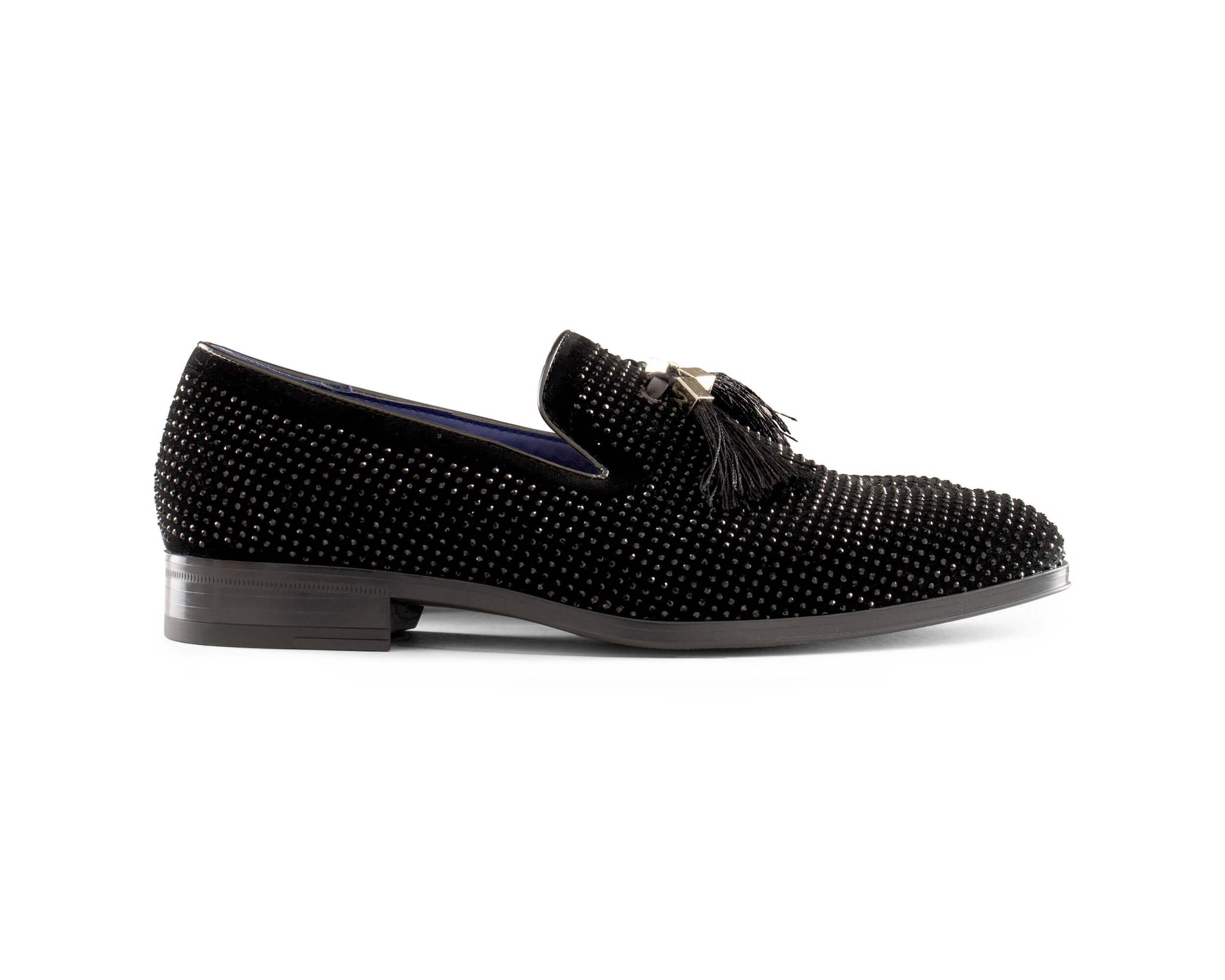 Zapatos de baile para hombre con diamantes y borlas