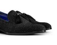 Zapatos de baile para hombre con diamantes y borlas