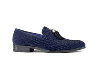 Zapatos de baile para hombre con diamantes y borlas