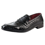 Mocasines negros formales para hombre