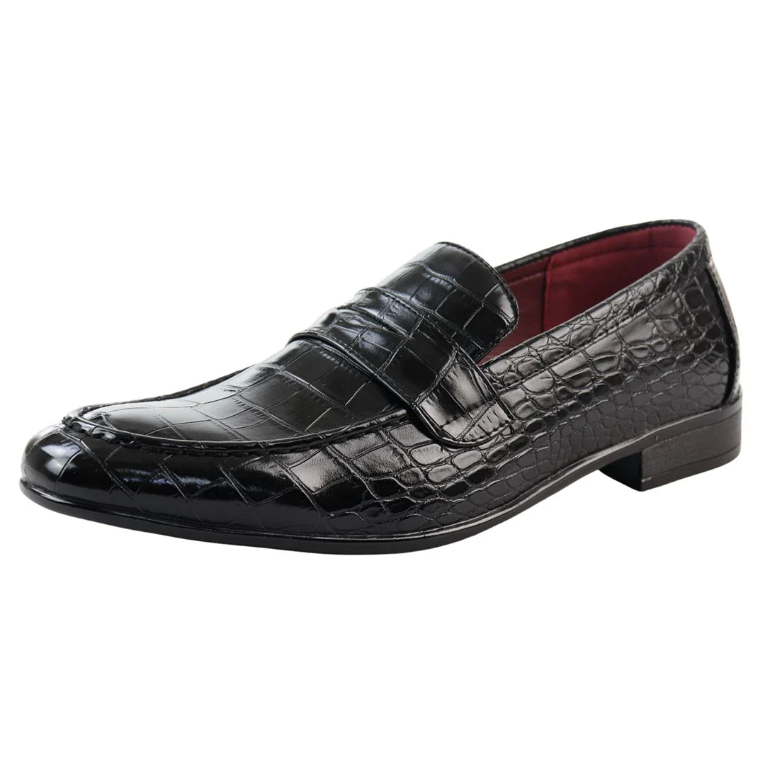 Mocasines negros formales para hombre