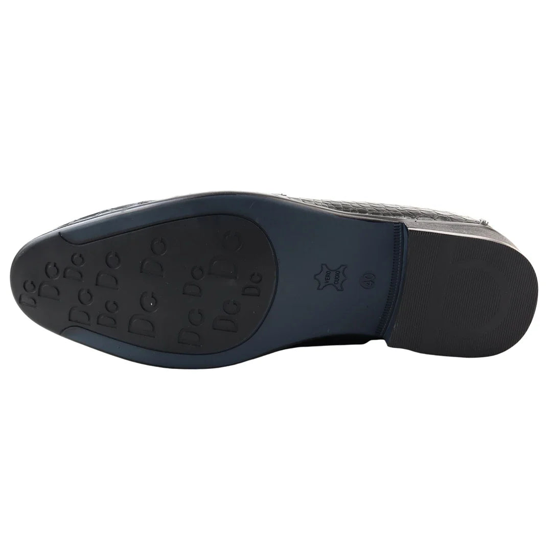 Mocasines negros formales para hombre