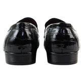 Mocasines verdes formales para hombre