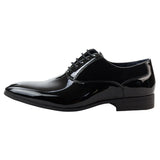 Zapatos Derby negros con cordones para hombre