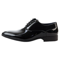 Zapatos Derby negros con cordones para hombre