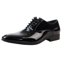 Zapatos Derby negros con cordones para hombre