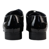 Zapatos Derby negros con cordones para hombre