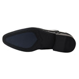 Zapatos Derby negros con cordones para hombre