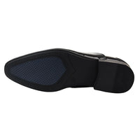 Zapatos Derby negros con cordones para hombre
