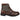 Botines de tobillo marrones con cordones estilo brogue para hombre