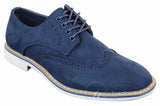 Elong EL0635 - Zapatos brogue de ante y nobuk para hombre, estilo casual elegante
