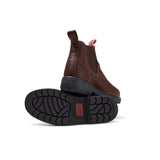 Botas Chelsea Endura 303 de piel marrón rojiza