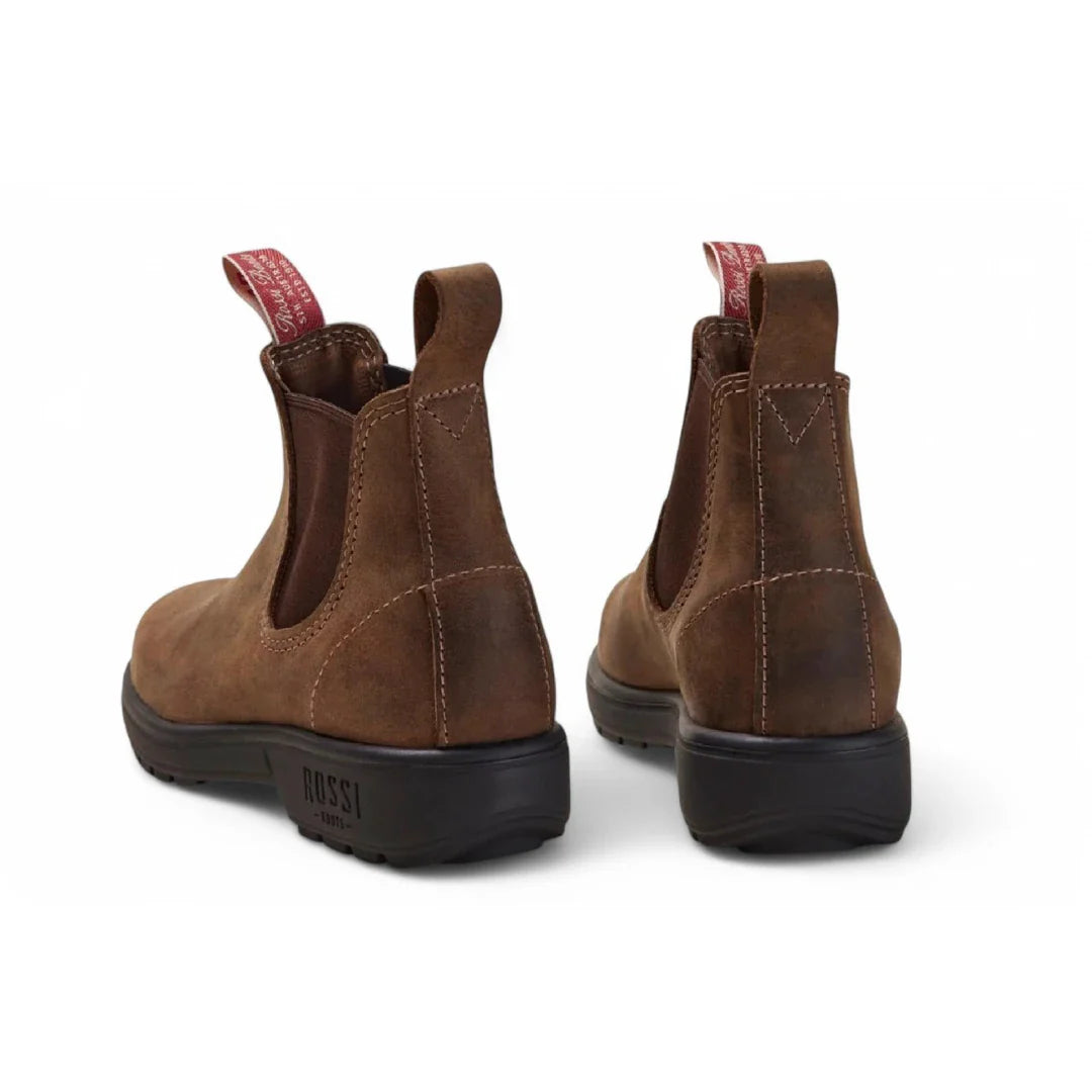 Botas Chelsea Endura 303 de piel marrón claro.