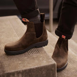 Botas Chelsea Endura 303 de piel marrón claro.