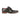 Everett - Zapatos Derby de hombre de cuero negro pulido con puntera reforzada.