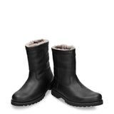 Fedro Igloo C3 - Botines de piel impermeables negros para hombre