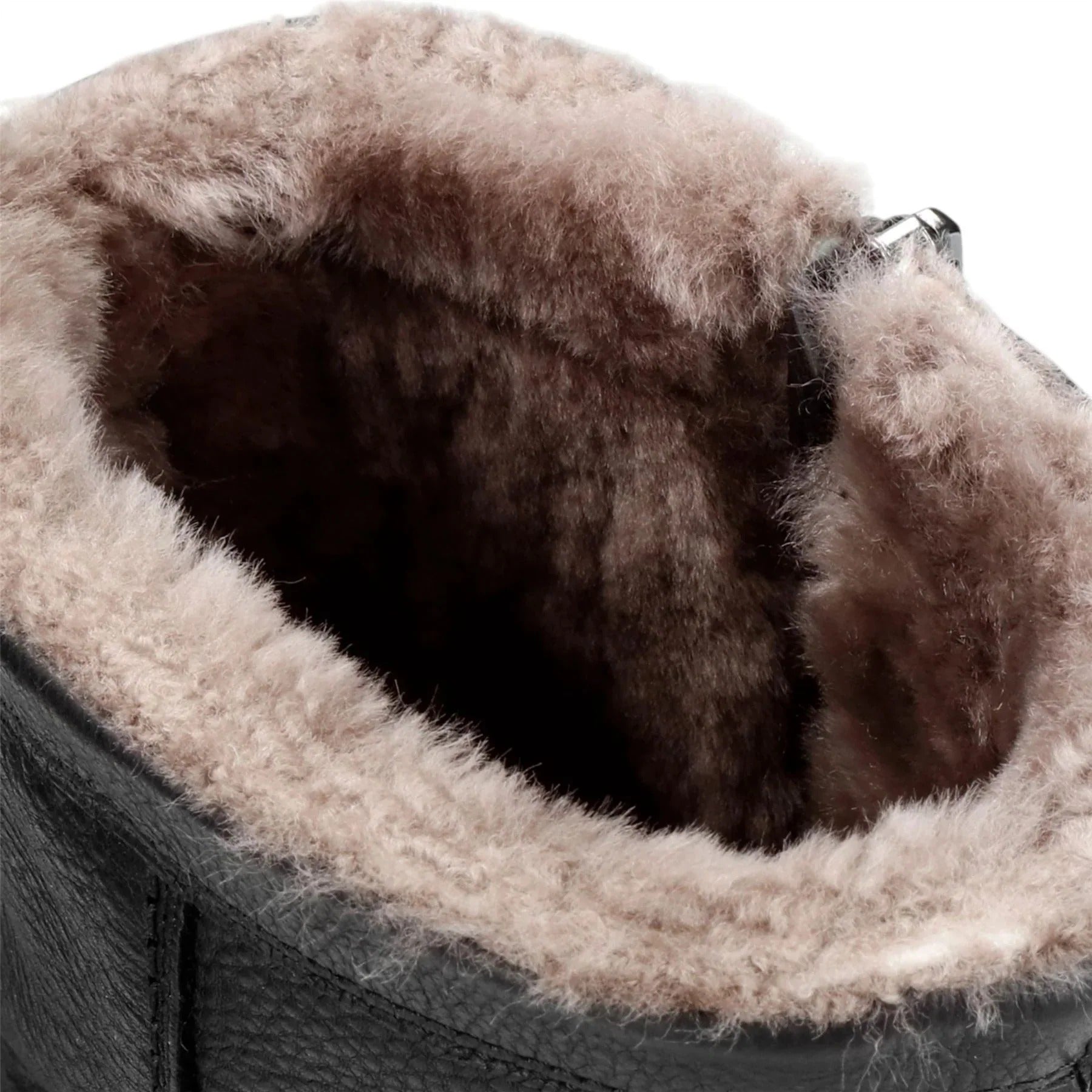 Fedro Igloo C3 - Botines de piel impermeables negros para hombre