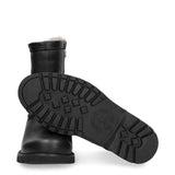 Fedro Igloo C3 - Botines de piel impermeables negros para hombre