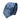 Conjunto de corbata y pañuelo de bolsillo para hombre, corbata formal floral - Azul