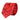 Conjunto de corbata y pañuelo de bolsillo para hombre, corbata formal floral - Rojo