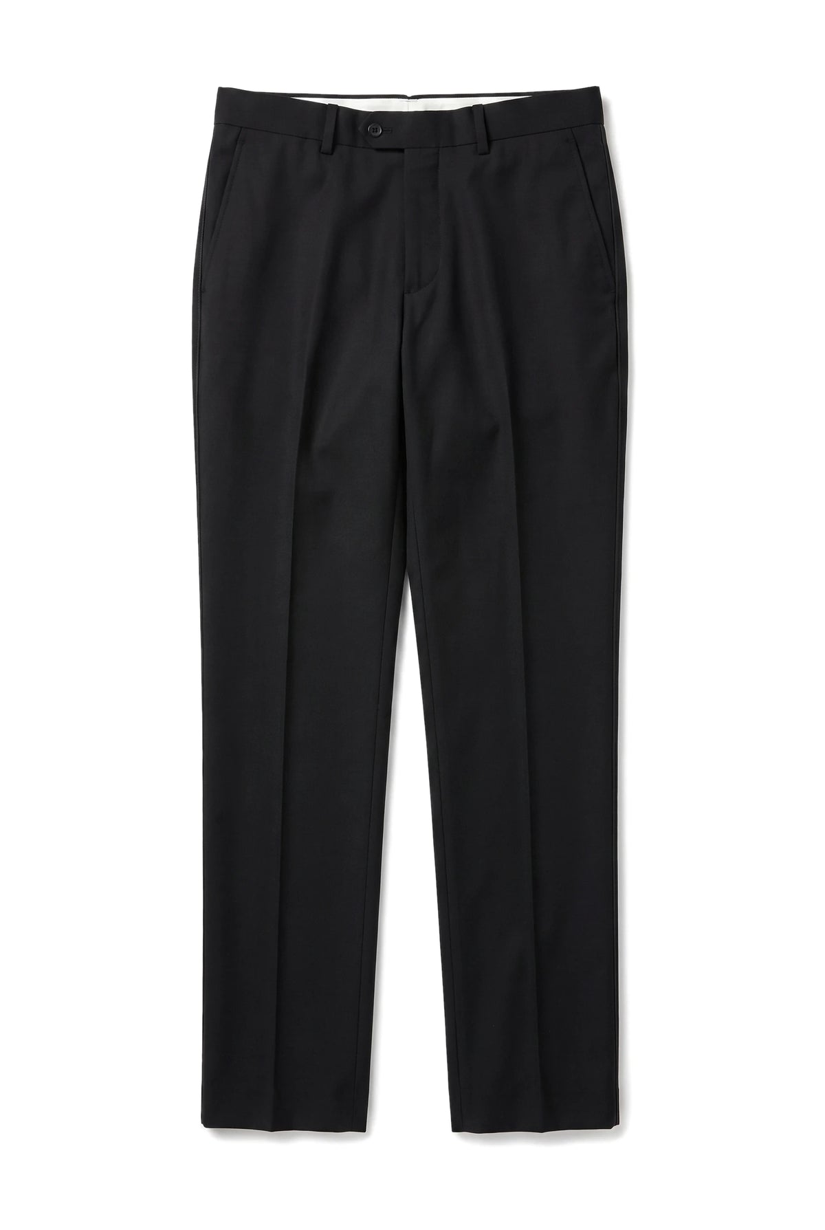 Ford - Pantalones de esmoquin negros para hombre
