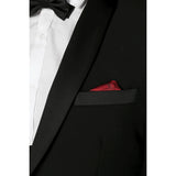 Ford - Blazer negro para hombre con solapa tipo chal