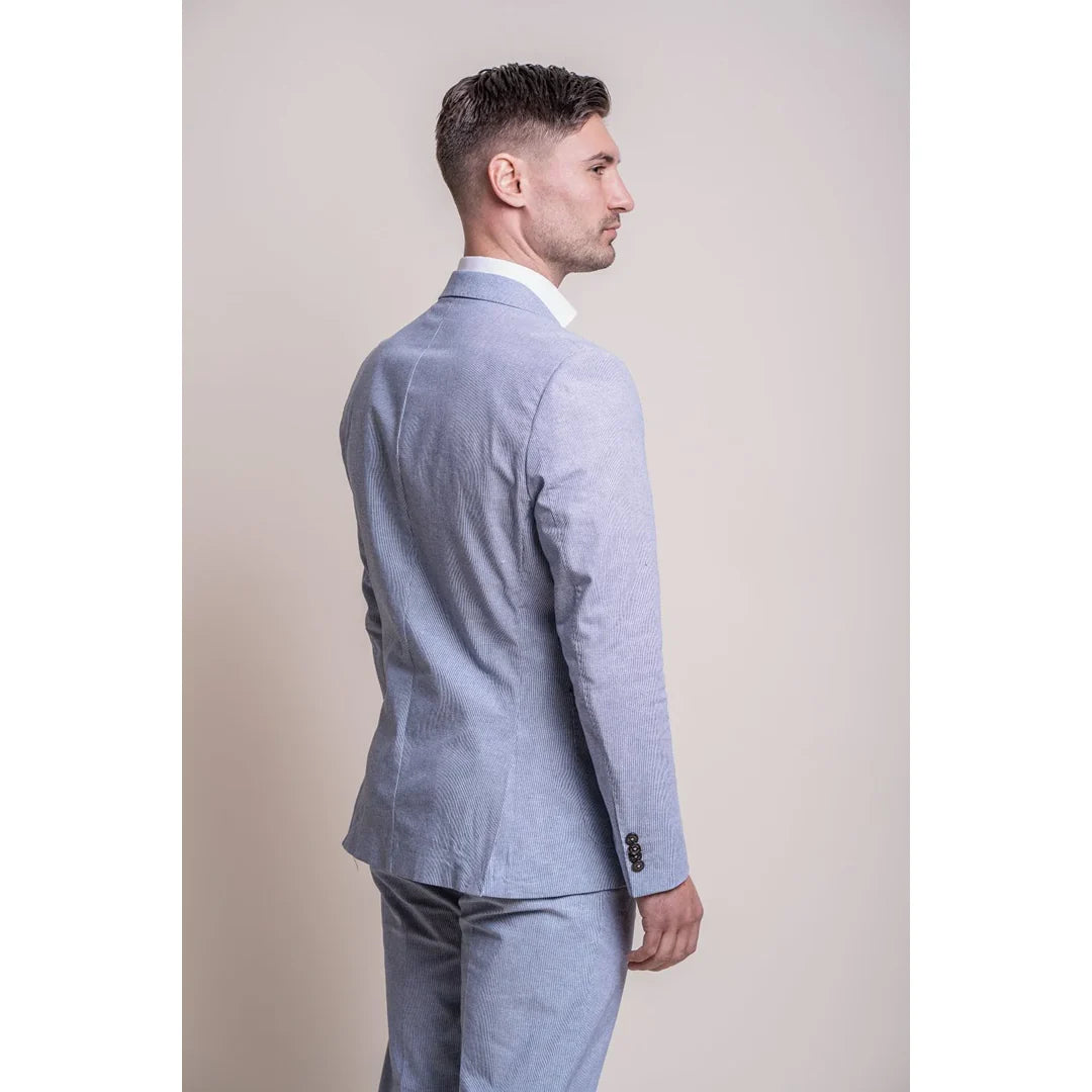 Fredrik - Blazer de verano azul claro para hombre