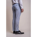 Fredrik - Pantalones de verano azul claro para hombre