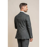 Furious - Blazer formal para hombre color verde oliva oscuro