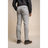 Furious - Pantalones clásicos grises para hombre