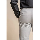 Furious - Pantalones clásicos grises para hombre